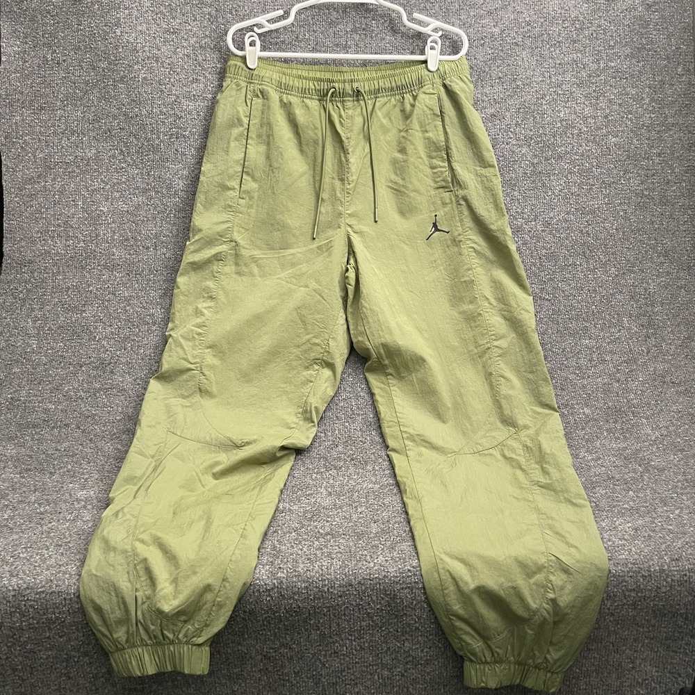 Nike Air Jordan Sport Jam Warm Up Pants Mens Sz L T Green DX9373-410